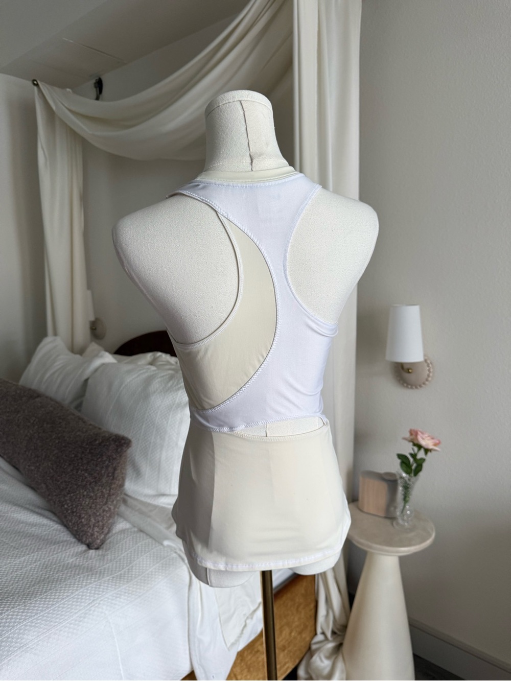 NikeCourt 2022 Paris Slam Dri-FIT Cutout Tennis Tank XS Coconut Milk - Picture 7 of 7